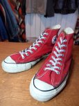 画像1: 1980s【CONVERSE ALLSTAR】あて布レッドHi　11 (1)