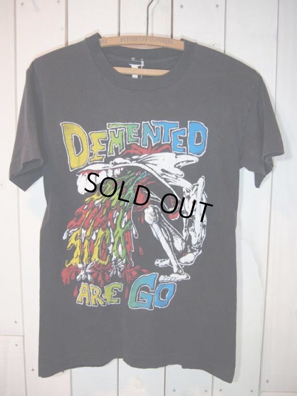 画像2: UKサイコビリー大御所!!1980s?DEMENTED ARE GO?Tシャツ