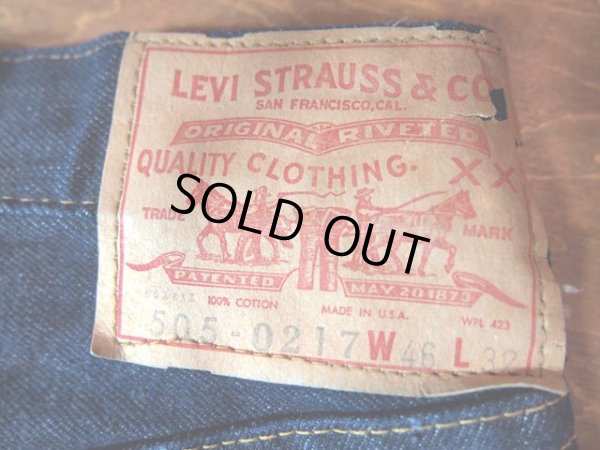 画像3: SALE!! 1960s【LEVI'S】551ZXX-505BigEダブルネーム(ワンウォッシュ程度)