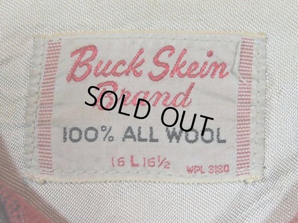 画像3: 1950s【Buck Skein Brand】ウールシャツ