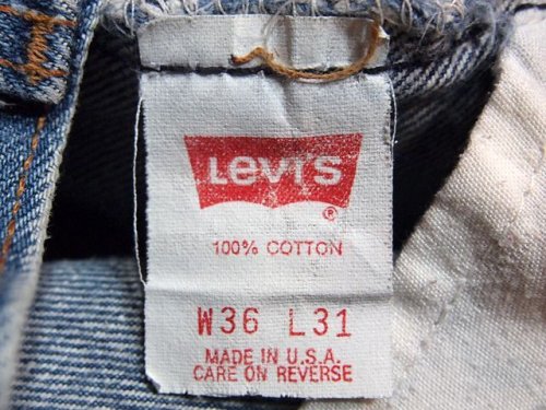 詳細画像1: USA製【LEVI'S】501レギュラー　w36