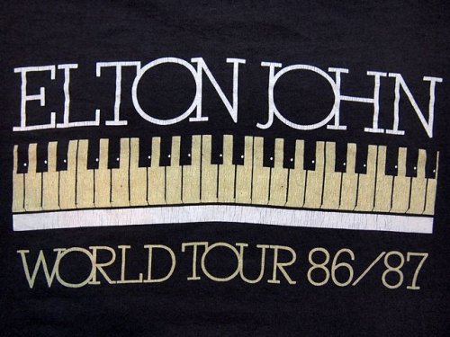 詳細画像2: 1980s?ELTON JOHN?86/87年ツアーTシャツ