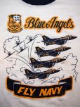 画像5: 1970s【US.NAVY  Blue Angels】リンガーTシャツ (5)