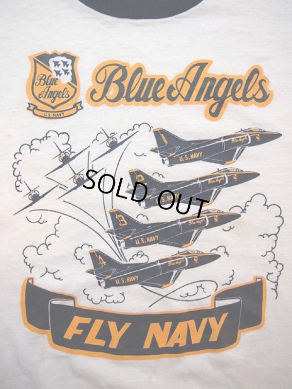 画像5: 1970s【US.NAVY  Blue Angels】リンガーTシャツ