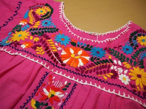 詳細画像1: メキシカン刺繍ワンピース