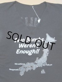 1980s日本地図プリントモーターサイクルTシャツ(カットオフ)