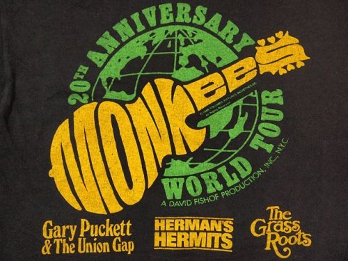 詳細画像2: 1980s【MONKEES】20TH ANNIVERSARYツアーTシャツ