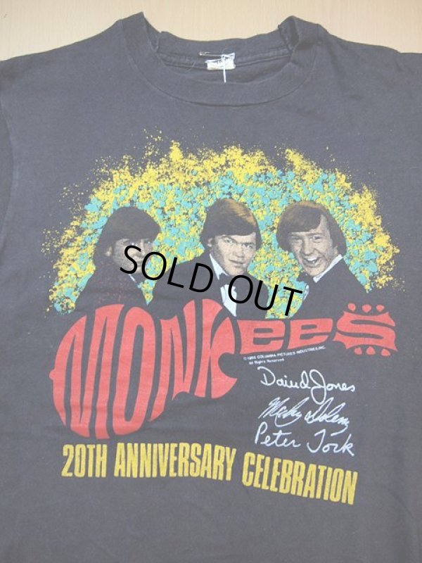 画像3: 1980s【MONKEES】20TH ANNIVERSARYツアーTシャツ