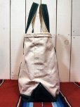 画像3: 1990s【L.L.Bean】BOAT AND TOTE BAG〝ZIP TOP〟オフホワイト×グリーン (3)