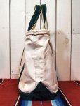 画像5: 1990s【L.L.Bean】BOAT AND TOTE BAG〝ZIP TOP〟オフホワイト×グリーン (5)