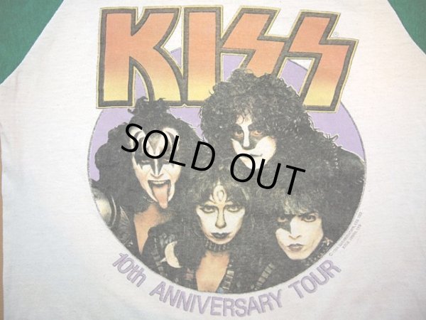 画像4: 1980s【KISS】10th ANNIVERSARYツアーTシャツ