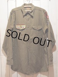 1950s【BOY SCOUTS】マチ付きシャツ