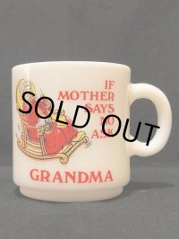 【HazelAtlas】スタッキングマグ・GRANDMA