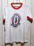 画像1: 1980s【ST.PAULI GIRL】BeerメーカーリンガーTシャツ (1)