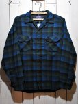 画像1:  1950s【PENDLETON】ウールシャツ 　オンブレ (1)