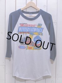 1980s Big Go West Winternationals 1982 Pomona NHRAモーターTシャツ　表記M