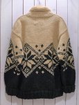 画像2: 【CANADIAN SWEATER】雪柄カウチンセーター　実寸L (2)