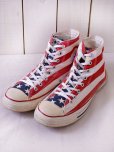 画像1: 1990s US製【CONVERSE】ALL STAR Hi 星条旗　<br>表記10 1/2<br> (1)