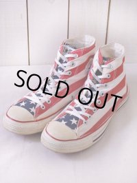 1990s US製【CONVERSE】ALL STAR Hi 星条旗　 表記10 1/2 