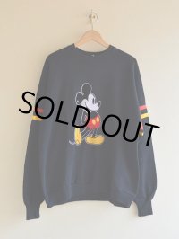 1980s Mickey Mouse フロッキースウェット　 表記XXL 