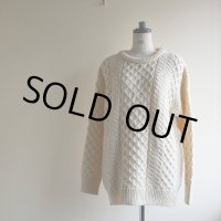 ARAN SWEATER MARKET フィッシャーマンセーター　 MADE IN IRELAND　 表記M 