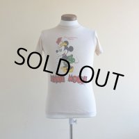 1970s-80s  MINNIE MOUSE 両面プリントTシャツ　 表記S 