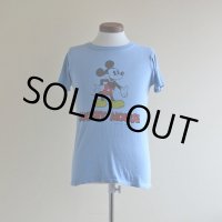 1970s MICKEY MOUSE 両面プリントTシャツ　 表記S 