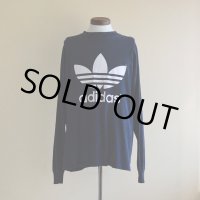 1990s adidas トレフォイル L/S Tシャツ　 両面プリント　 表記L 