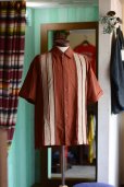 画像1: HAVANA SHIRT Co. ラインデザインレーヨンシャツ　<br>表記L<br> (1)