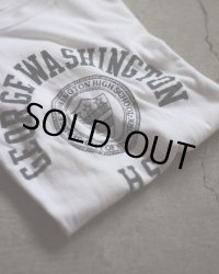 1970s カレッジTシャツ　 GEORGE WASHINGTON H.S.　 実寸S 