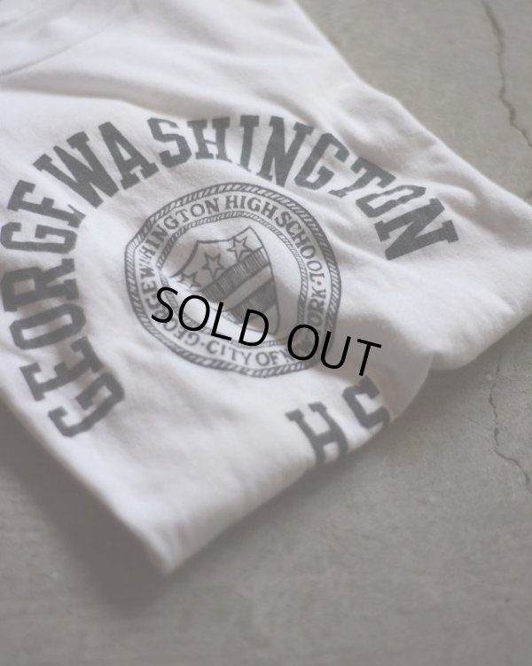 画像1: 1970s カレッジTシャツ　 GEORGE WASHINGTON H.S.　 実寸S 