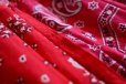 画像8: VINTAGE Bandana Skirt /RED　 [HamburgCafe ORIGINAL RE-MAKE] 