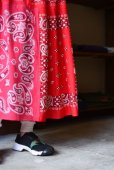 画像3: VINTAGE Bandana Skirt /RED　 [HamburgCafe ORIGINAL RE-MAKE] 