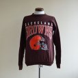 画像1: 1980s ARTEX スウェット　<br>CLEVELAND BROWNS　<br>表記M<br> (1)