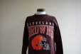 画像5: 1980s ARTEX スウェット　 CLEVELAND BROWNS　 表記M 