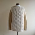 画像1: K.A.M. KNITWEAR フィッシャーマンセーター　<br>MADE IN IRELAND　<br>表記44<br> (1)