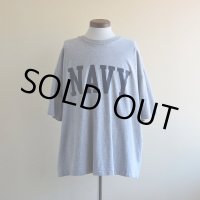 1990s The Cotton Exchange US.NAVYロゴ プリントTシャツ　 表記XXL 