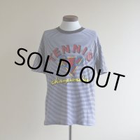 1990s TENNIS ボーダーTシャツ　 表記L 