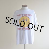 1990s〜 DON’T WORRY GET STONED スマイルTシャツ　 実寸L 