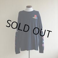 PlayStation ロゴプリント L/S Tシャツ　 表記L 