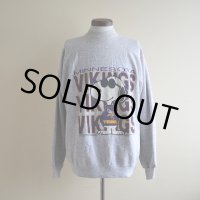 1980s JOE COOL MINNESOTA VIKINGS NFL プリントスウェット　 実寸L-XL 