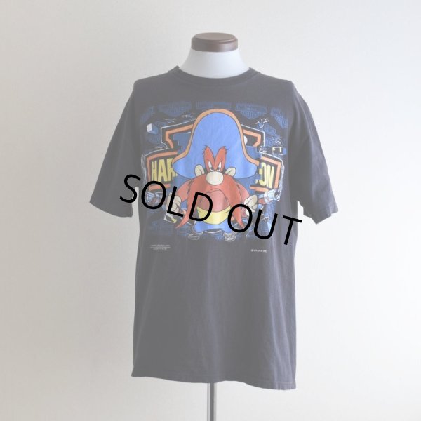 画像1: 1990s HARLEY-DAVIDSON×LOONEY TUNES プリントTシャツ　  "MADE IN USA"　 表記L 