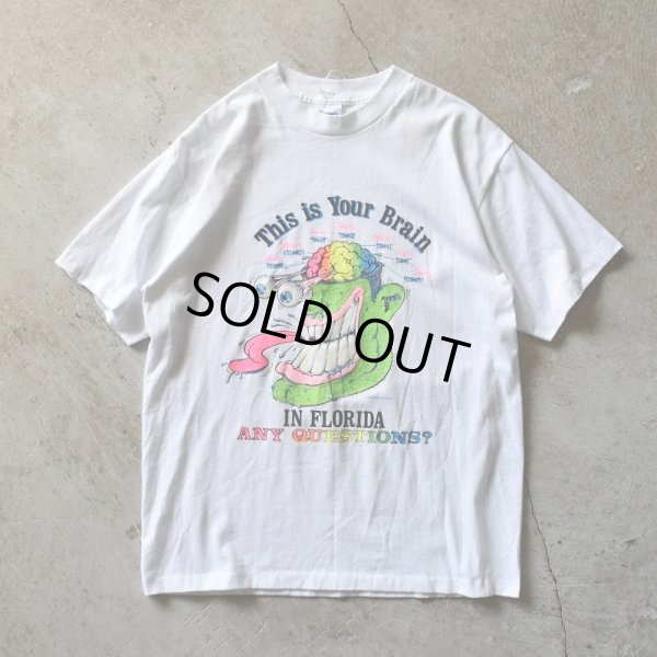 画像1: 1990s THIS IS YOUR BRAIN Tシャツ　 "MADE IN USA"　 表記L 