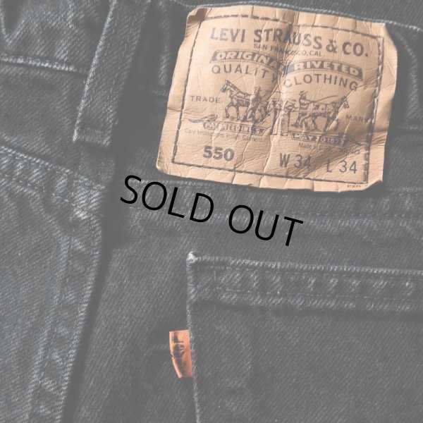 画像2: 1990s Levi's 550ブラック /オレンジタブ　 "MADE IN USA"　 表記W34 L34 