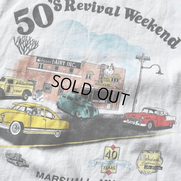 画像4: 1990s 50'sREVIVAL WEEKEND スタッフTシャツ　 "MADE IN USA"　 表記M 