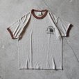 画像1: 1980s 杢リンガーTシャツ　<br>"MADE IN USA"　<br>表記L<br> (1)