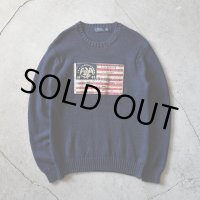 POLO RALPH LAUREN 星条旗コットンニットセーター　 表記M 