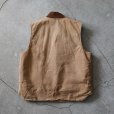 画像2: 1990s Carhartt ブラウンダックベスト　<br>"MADE IN USA"　<br>表記XXL-TALL<br> (2)