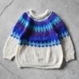 画像1: LILLUNN ノルディックモヘアセーター　<br>"HAND KNIT OF NORWAY"　<br>実寸L<br> (1)