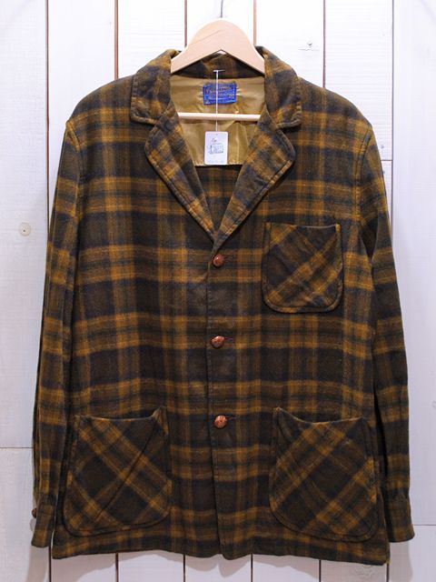 PENDLETON - 古着 70年代 ペンドルトン PENDLETON ウールハーフコート